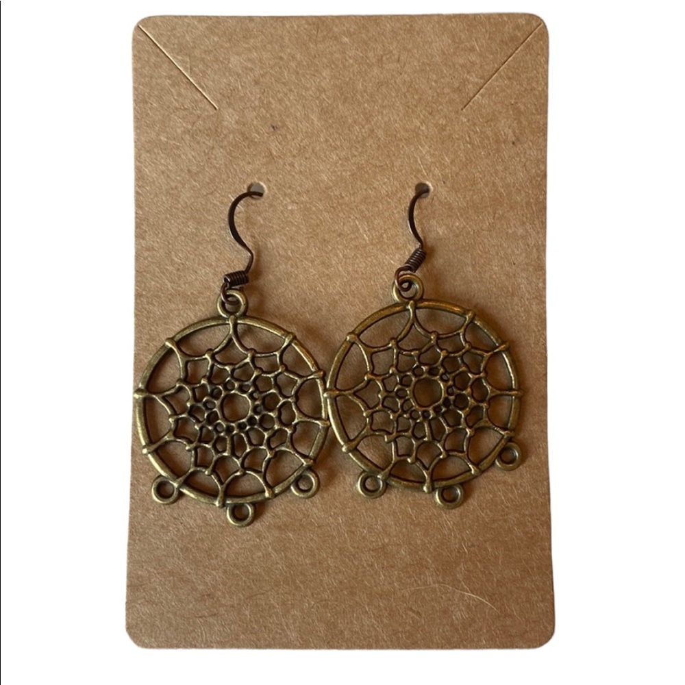 Bohemian Spiderweb Look Earrings